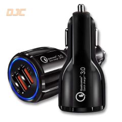 CARGADOR AUTO QC3.0+5V 6A 2USB