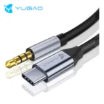 CABLE USB-C A AUXILIAR YUGAO 1 METRO