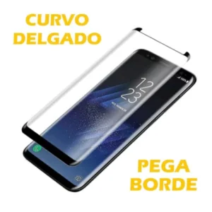 VIDRIO TEMPLADO DELGADO CURVO CASE FRIENDLY PEGA BORDE