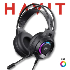 Auriculares Gamer 3.5mm + USB LUZ RGB | HAVIT | H2049D