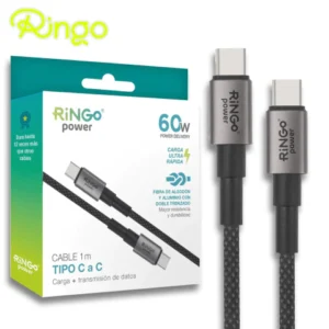 CABLE USB-C A USB-C ULTRA RÁPIDO 60W RINGO