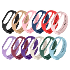 MALLA SILICONA MI BAND 5/6/7 COLOR LISO | XIOAMI