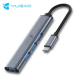 HUB TIPO-C A 4-USB 3.0 YUGAO