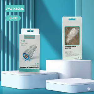 CARGADOR PARA AUTO PUXIDA CARGA RÁPIDA 3.1A + QC 3.0 DK-G20