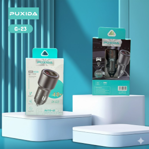 CARGADOR PARA AUTO PUXIDA 48W CON PD 30W + QC 3.0 18W DK-G23