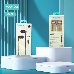 AURICULAR PUXIDA STEREO CON GOMITAS - 3.5MM C-22