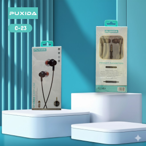 AURICULAR PUXIDA STEREO CON GOMITAS - 3.5MM C-23