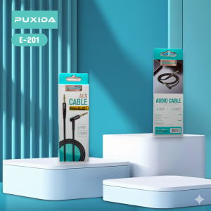 CABLE AUXILIAR PUXIDA DE 3.5MM CON MALLA TRENZADA E-201