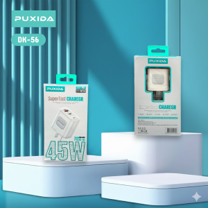 CARGADOR PUXIDA CON PUERTO USB+TC - CARGA SUPER RÁPIDA DE 45W DK-56