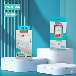 CARGADOR PUXIDA CON CABLE IP - CARGA RÁPIDA DE 20W DK-50I