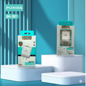 CARGADOR PUXIDA CON 2 PUERTOS USB DE 3.1A DK-35T