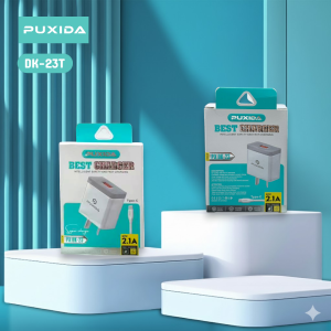 CARGADOR PUXIDA CON CABLE TC DE 2.1A DK-23T