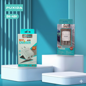 CARGADOR PUXIDA CON 2 PUERTO USB DE 4.2A DK-45V