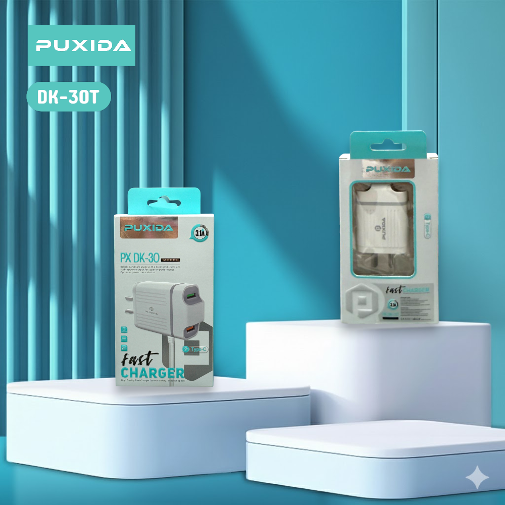 CARGADOR PUXIDA CON CABLE INTEGRADO TC DE 3.1A DK-30T