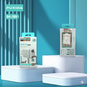 CARGADOR PUXIDA CON CABLE INTEGRADO MICRO DE 3.1A DK-30V