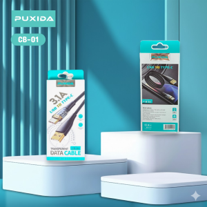 CABLE PUXIDA USB A TIPO C - CARGA 3.1A - CON MALLA TIPO CORDÓN CB-01