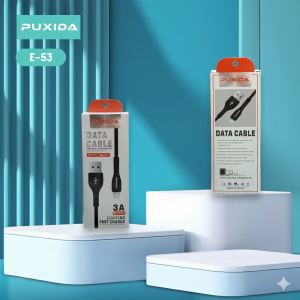 CABLE PUXIDA USB A LIGHTNING 3A - PVC E-53