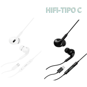 AURICULAR PUXIDA CON GOMITAS- HIFI - TIPO-C C-38
