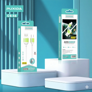 CABLE PUXIDA USB A TIPO C - SILICONA- DE 6A CB-56