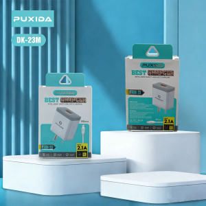 CARGADOR PUXIDA CON CABLE MICRO DE 2.1A DK-23M